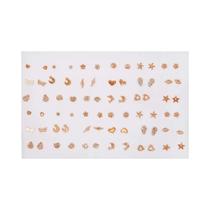 Brincos Pequenos De Estilo Geométrico Para Mulheres, 36 Pares De Joias Com Estrelas Do Mar,