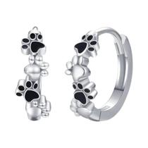 Brincos Pequenos E Fofos Para Mulheres Com Design De Pegadas De Animais, Joias De Declaração Para Brincos Pequenos E Fofos Para Mulheres Com Design De Pegadas De Animais, Joias De Declaração Para