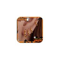 Brincos Poxtex Halloween Ghost Pumpkin para mulheres Brincos Poxtex Halloween Ghost Pumpkin para mulheres