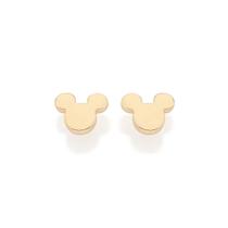 Brincos rommanel infantil banhado ouro 3x 24k 18k e 22k pequeno rosto mickey disney 527349 Brincos rommanel infantil banhado ouro 3x 24k 18k e 22k pequeno rosto mickey disney 527349