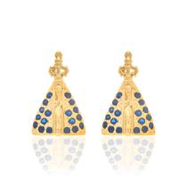 Brincos Rommanel Nossa Senhora Aparecida Zircônias 524956 Brincos Rommanel Nossa Senhora Aparecida Zircônias 524956