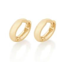 Brincos Rommanel Pequeno Argola Lisa Banhado Ouro 18k 526329 Brincos Rommanel Pequeno Argola Lisa Banhado Ouro 18k 526329