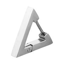 Brincos Unissex Punk Com Studs Em Triângulo, Hipoalergênicos, Em Aço Inoxidável, Estilo Moderno E