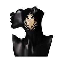 Brincos Vintage Em Forma De Coração Para Mulheres, Brincos De Designer Luxuosos E Grandes, Presente Brincos Vintage Em Forma De Coração Para Mulheres, Brincos De Designer Luxuosos E Grandes, Presente