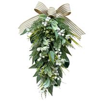 Brinde artificial de primavera e verão em forma de lágrima Svndlyn com luz de 63 cm