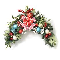 Brindes de Natal Valery Madelyn pré-iluminados 60 cm Elf Red Green Brindes de Natal Valery Madelyn pré-iluminados 60 cm Elf Red Green