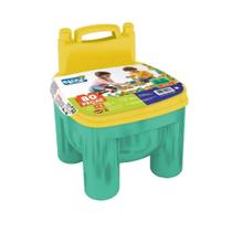 Brinkadeira Blocolândia Click 80 Peças - Dismat Brinkadeira Blocolândia Click 80 Peças - Dismat