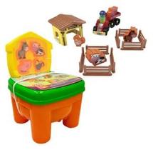 Brinkadeira Fazendinha - Cadeira com 20 Peças de Brinquedo Brinkadeira Fazendinha - Cadeira com 20 Peças de Brinquedo