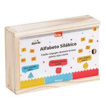 Brinq. Mad. Alfabeto silabico 180 pçs dpd0005