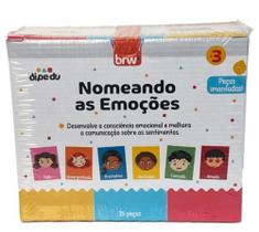 Brinq. mad. emoções imantados 35 pçs dpd0200