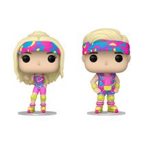 Brinque Funko Pop! Pacote de 2 filmes de patinação em linha da Barbie e Ken