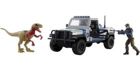 Brinque Mattel Jurassic World Search 'n Smash Truck com Atrociraptor