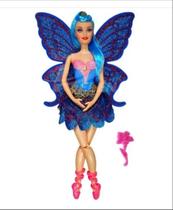 Brinquedo 1 Boneca Fada Com Asa De Borboleta Estilo Barbie Música E Luz Brinquedo 1 Boneca Fada Com Asa De Borboleta Estilo Barbie Música E Luz