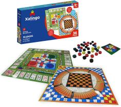 Brinquedo 18 Jogos Clássicos de Tabuleiro