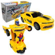 Brinquedo 2 Em 1 Robô E Carro Elétrico