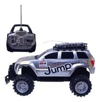 Brinquedo 4x4 com Controle Remoto Recarregavel Jump Cor:cinza