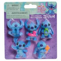Brinquedo 5 Mini Bonecos De 4cm Stitch Colecionáveis Disney Brinquedo 5 Mini Bonecos De 4cm Stitch Colecionáveis Disney