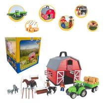 Brinquedo A Fazendinha Tipo Maleta Com Celeiro Poliplac Brinquedo A Fazendinha Tipo Maleta Com Celeiro Poliplac
