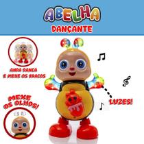 Brinquedo Abelha para Crianças 1 2 3 4 5 Anos Dança Som Luz - DM Toys