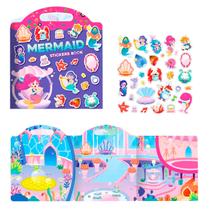 Brinquedo Adesivo Reutilizável Montar Infantil Kids 31pçs DESENHO:SEREIAS Brinquedo Adesivo Reutilizável Montar Infantil Kids 31pçs DESENHO:SEREIAS