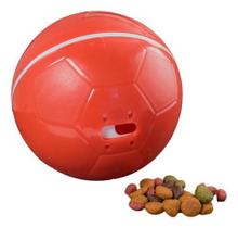 Brinquedo Adestrador / Educador Para Alimentação Cães Crazy Ball Vermelho Amicus