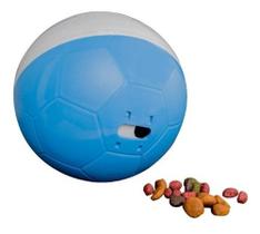 Brinquedo Adestrador / Educador Para Alimentação Crazy Ball Azul e Branco Amicus