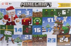 Brinquedo Advento do Minecraft Mob Head Minis Mattel Hxm86