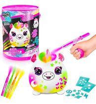 Brinquedo Airbrush Plush Pelúcia Na Lata Neon Surprise Fun F01670