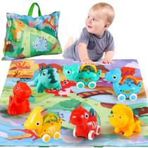 Brinquedo ALASOU Dinosaur Fantastic Creatures com tapete de brincadeira/bolsa de armazenamento Brinquedo ALASOU Dinosaur Fantastic Creatures com tapete de brincadeira/bolsa de armazenamento