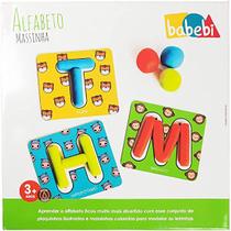 Brinquedo alfabeto massinha - babebi