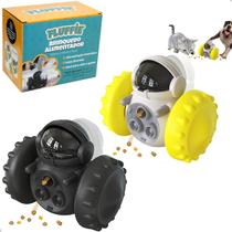 Brinquedo alimentador Automático Robô P/ Cães Gatos Petiscos
