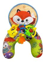Brinquedo Almofadinha Conforto Bebe Com Mordedor Acessórios Zoop Toys Brinquedo Interativo Educativo Presente Menino Menina Bpa free