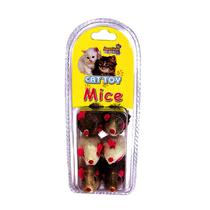 Brinquedo american pets cat toy 6 ratinhos para gatos