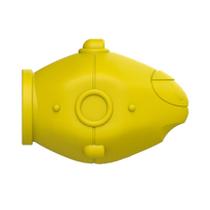 Brinquedo Amicus Fun Toys Fundo do Mar Submarino Amarelo para Cães - Tamanho P