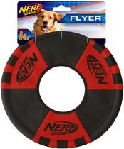 Brinquedo Anel Vermelho e Preto para Cães Nerf Dog