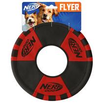 Brinquedo Anel Vermelho e Preto para Cães Nerf Dog