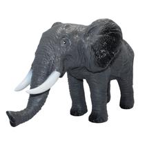 Brinquedo Animais Borracha Grande Macio Com Som Mod:Elefante Brinquedo Animais Borracha Grande Macio Com Som Mod:Elefante