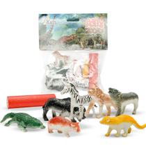 Brinquedo Animais da Floresta 9 Peças Zoo 123Útil