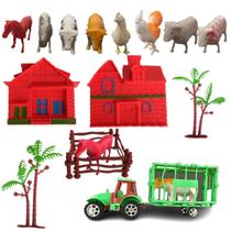 Brinquedo Animais Fazenda Miniatura Bichinhos Divertido - 123Util