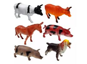 Brinquedo Animais Fazendinha Educativo Fazenda Porco Cavalo