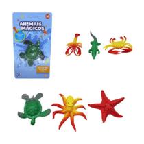 Brinquedo Animais Marinhos Fundo Mar Expande Cresce na Água Brinquedo Animais Marinhos Fundo Mar Expande Cresce na Água