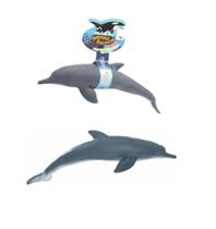 Brinquedo Animais Marinhos Grande Golfinho Fundo Do Mar