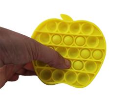 Brinquedo Anti-stress Pop It Estalo Fidget Sensorial Maça Amarelo