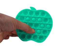 Brinquedo Anti-stress Pop It Estalo Fidget Sensorial Maça Ciano