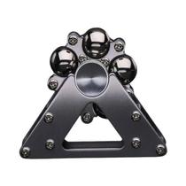 Brinquedo Antiestresse Adulto De Metal Dobrável Com Duplo Pêndulo, Spinner Fidget Para Crianças,