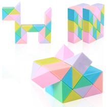 Brinquedo Antiestresse Fidget Snake Cube - 2 Peças para Crianças