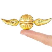 Brinquedo Antiestresse Golden Snitch Cupid Fidget Spinner Com Asas De Anjo, Brinquedo Metálico Para