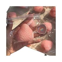Brinquedo Antiestresse Kawaii De Morango Feito À Mão, Brinquedo Fidget Para Relaxamento E Diversão