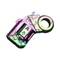 Brinquedo Antiestresse Para Meninos: Mini Pistola De Liga Com Ejeção De Cápsulas E Hand Spinner Brinquedo Antiestresse Para Meninos: Mini Pistola De Liga Com Ejeção De Cápsulas E Hand Spinner