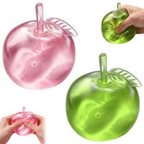 Brinquedo Antiestresse Squishy de Óleo de Coco em Forma de Maçã Brinquedo Antiestresse Squishy de Óleo de Coco em Forma de Maçã